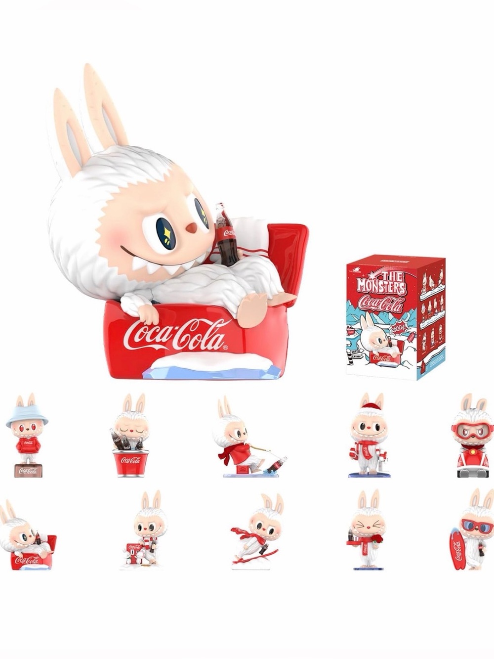 Labubu Coca-Cola 🥤 POP MART THE MONSTERS Series blind box figurine SEALED